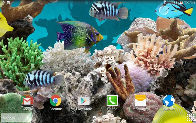 Coral Fish 3D Live Wallpaper android App screenshot 0