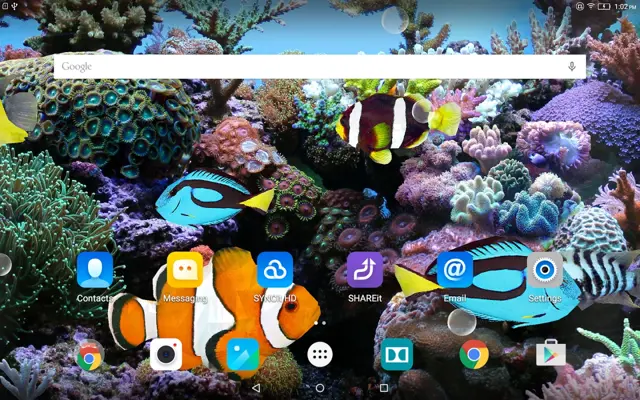 Coral Fish 3D Live Wallpaper android App screenshot 3